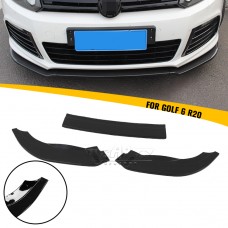 Сплиттер Переднего Бампера Volkswagen Golf 6 R20, Углеродное Волокно, Высокое Качество