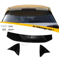 Спойлер Задний Haosheng Abs для Vw Golf 7 2012-2017, Стиль Aspec, Цвет Черный, Материал Abs.