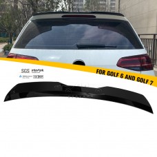 Спойлер Задний для Vw Golf 7 Mk7. Новый Материал Абс-пластик. Цвет - Черный.