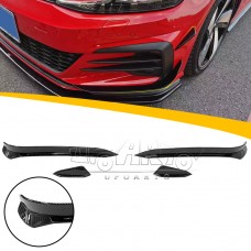Накладка для Volkswagen Golf Gti из Углеродного Волокна, Матовый Черный.