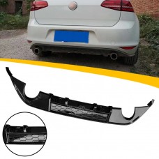 Диффузор заднего бампера Volkswagen Golf 7 GTI, новый пластик, 2012-2019 год выпуска