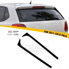 Спойлер Заднего Бокового Крыла Vw Polo Mk5, Лидер Продаж, Углеродный Цвет.