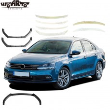 Спойлер Заднего Багажника для Volkswagen Jetta в Черном Цвете