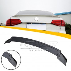 Задний Спойлер Ducktail для Vw Jetta Mk6 Sagitar, Матовый Черный, Углеродное Волокно.