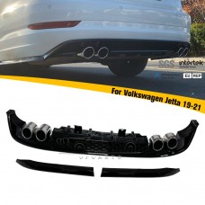 Диффузор Заднего Бампера из Углеродного Волокна для Vw Jetta - Стильный Акцент!