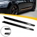 Боковые юбки Haosheng для Volkswagen Caddy 2021+, черны