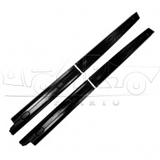 Боковые Юбки Haosheng для Volkswagen Caddy 2021+, Черный Глянец, Abs