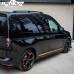 Боковые юбки Haosheng для Volkswagen Caddy 2021+, черны