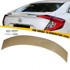Спойлер Заднего Багажника Haosheng для Honda Civic 2016-2020, Стиль Mc, из Абс-пластика.