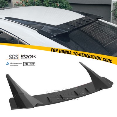 Задний спойлер Haosheng для Honda Civic X Sedan, Черный