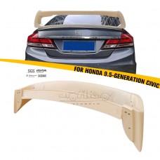 Спойлер Заднего Багажника Haosheng для Honda Civic 9.5, Abs-пластик, Черный