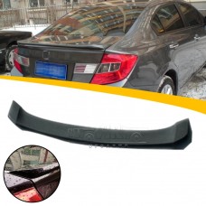 Задний Спойлер Honda Civic Abs Черный Carbon Fiber Ducktail