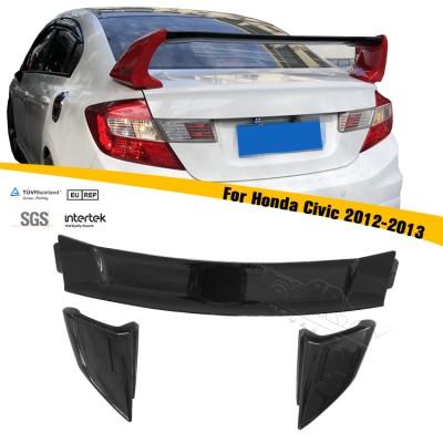 Задний спойлер Haosheng для Honda Civic 9, ABS-пластик,