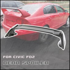 Спойлер Заднего Багажника Honda Civic из Углеродного Волокна для Стиля Fd2