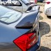 Задний спойлер Haosheng для Honda City, черный ABS-угле