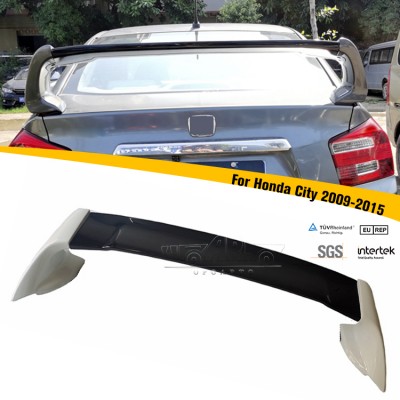 Задний спойлер Haosheng для Honda City, черный ABS-угле