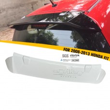 Задний Спойлер Abs для Honda Jazz/fit 2008-2013, Углеродное Волокно, Черный.