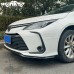 Передний бампер Toyota Corolla из углеродного волокна, 