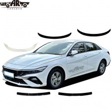 Спойлер Багажника Заднего Крыла для Hyundai Elantra Lingdong, Abs Пластик, Черный