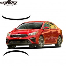 Спойлер Крыла для Kia K3, Пластиковый, Черный