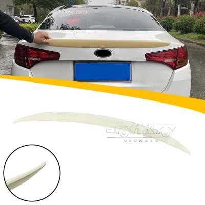 Спойлер для Kia Optima K5 2010-2013, черный матовый, АБ
