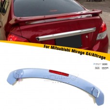Спойлер Крышки Багажника Mitsubishi Mirage G4 Attrage с Лампой, Abs, Черный