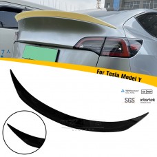 Стильный Задний Спойлер для Tesla Model Y в Черном Цвете