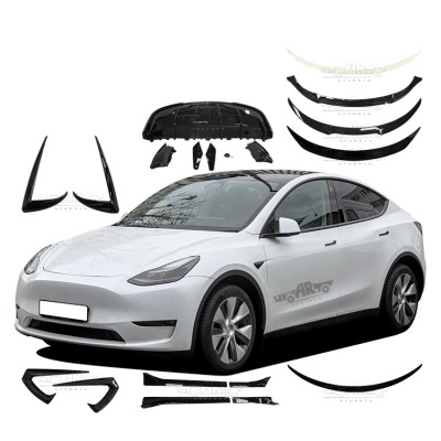 Противотуманная фара и спойлер для Tesla Model Y: стиль