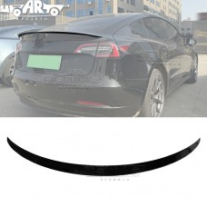 Спойлер для Tesla Model 3, Оригинальный Задний Стиль, Новый Abs, Черный