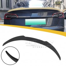 Задний Спойлер Haosheng для Tesla Model 3, Черный из Углеродного Волокна