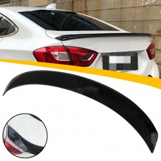 Задний Спойлер для Chevrolet Cruze, Углеродное Волокно, Черный, Abs Пластик