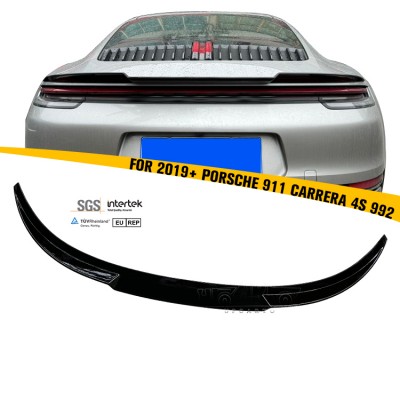 Спойлер заднего багажника Porsche 911 Carrera 4S 992 из