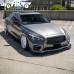 Передний бампер-сплиттер Infiniti Q50, ABS-пластик, угл