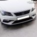 Сплиттер переднего бампера для Seat Leon MK3 из АБС-угл