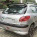 Задний спойлер Peugeot 206, ABS-пластик, углеродное вол