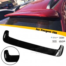 Задний Спойлер Peugeot 206, Abs-пластик, Углеродное Волокно, Заводской Дизайн