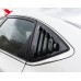 Наклейки жалюзи на крышку Nissan Sentra ABS, черного цв