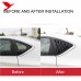 Наклейки жалюзи на крышку Nissan Sentra ABS, черного цв