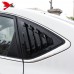 Наклейки жалюзи на крышку Nissan Sentra ABS, черного цв