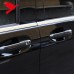 Накладка на ручки боковой двери Mercedes-Benz Vito в че