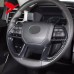 Отделка салона Toyota Tundra в черном цвете из абс-плас