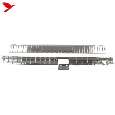 Защитные накладки на порог Denza EV/500, серебряный бам