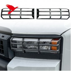 Декоративные Накладки Фар для Toyota Land Cruiser Abs-пластик, Цветной Акцент.