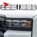 Декоративные накладки фар для Toyota Land Cruiser ABS-п