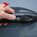 Накладки на крышку дверей Chery Jetour T2 из углеродног