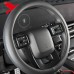Отделка салона Hyundai Santa Fe: черный АБС-пластик.