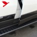Облицовка дверей Toyota Land Cruiser в серебристом и че