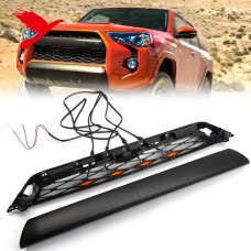 Передняя Средняя Решетка для Toyota 4runner: Черный Пластиковый Стиль!