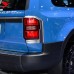 Задняя фонарная рамка Land Cruiser LC250 ABS серебро - 
