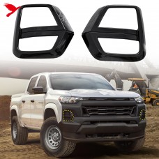 Накладки на Противотуманные Фары Chevrolet Colorado: Стильное Обновление для Вашего Авто! (Глянцевый черный)